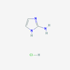 molecular formula C3H6ClN3 B1280941 1H-咪唑-2-胺盐酸盐 CAS No. 57575-96-9