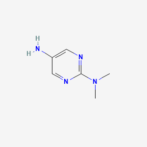 molecular formula C6H10N4 B1280955 N2,N2-dimethylpyrimidine-2,5-diamine CAS No. 56621-99-9