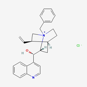 molecular formula C26H29ClN2O B1280959 Cinchonanium, 9-hydroxy-1-(phenylmethyl)-, chloride, (9S)- CAS No. 69221-14-3