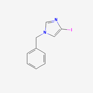 molecular formula C10H9IN2 B1280973 1-Benzyl-4-iodoimidazole CAS No. 536760-32-4