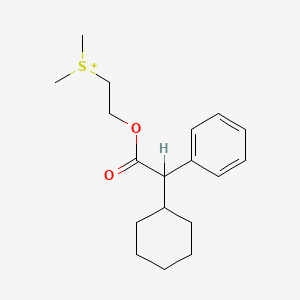 molecular formula C18H27O2S+ B12809860 Hexasonium CAS No. 25330-82-9