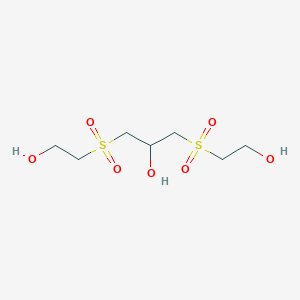 molecular formula C7H16O7S2 B1280991 1,3-Bis(2-hydroxyethylsulfonyl)-2-propanol CAS No. 67006-34-2
