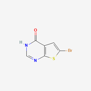 molecular formula C6H3BrN2OS B1280996 6-Bromothieno[2,3-d]pyrimidin-4(3h)-one CAS No. 56844-40-7
