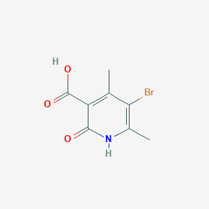 molecular formula C8H8BrNO3 B1280997 5-Bromo-2-hydroxy-4,6-dimethylpyridine-3-carboxylic acid CAS No. 339366-43-7