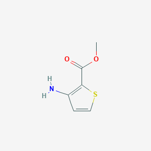 molecular formula C6H7NO2S B128100 3-氨基噻吩-2-羧酸甲酯 CAS No. 22288-78-4