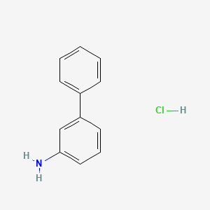 molecular formula C12H12ClN B1281000 [1,1'-Biphenyl]-3-amine hydrochloride CAS No. 2113-55-5