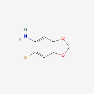 molecular formula C7H6BrNO2 B1281012 6-Bromo-2H-1,3-benzodioxol-5-amine CAS No. 56251-58-2