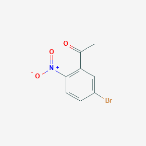 molecular formula C8H6BrNO3 B1281013 1-(5-Bromo-2-nitrophenyl)ethanone CAS No. 41877-24-1