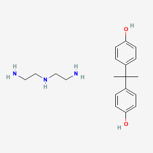 molecular formula C19H29N3O2 B12810260 N'-(2-aminoethyl)ethane-1,2-diamine;4-[2-(4-hydroxyphenyl)propan-2-yl]phenol CAS No. 68130-78-9