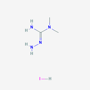 molecular formula C3H11IN4 B1281028 2-Amino-1,1-dimethylguanidine hydroiodide CAS No. 33398-73-1