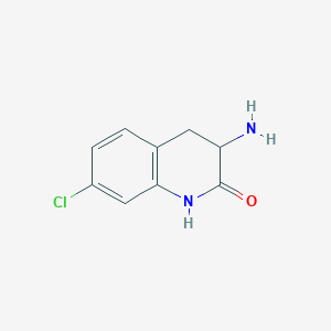 molecular formula C9H9ClN2O B1281037 3-氨基-7-氯-3,4-二氢喹啉-2(1H)-酮 CAS No. 56433-13-7