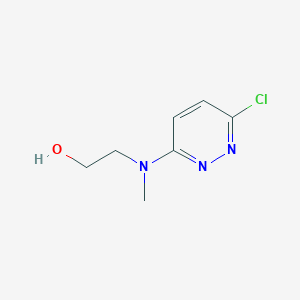 molecular formula C7H10ClN3O B1281047 2-((6-Chloropyridazin-3-yl)(methyl)amino)ethanol CAS No. 54121-11-8