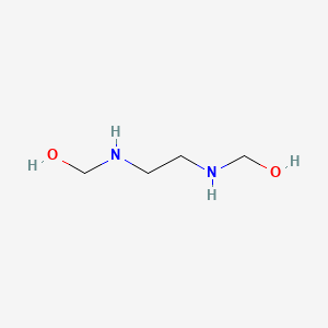 molecular formula C4H12N2O2 B12810471 Methanol, (1,2-ethanediyldiimino)bis- CAS No. 70495-38-4