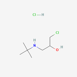 1-(tert-Butylamino)-3-chloropropan-2-ol hydrochloride