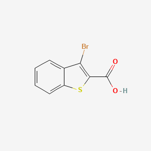 molecular formula C9H5BrO2S B1281049 3-Bromobenzothiophene-2-carboxylic acid CAS No. 29174-66-1