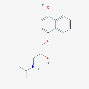 molecular formula C16H21NO3 B128105 4-Hydroxypropranolol CAS No. 10476-53-6