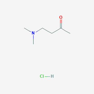 molecular formula C6H14ClNO B1281053 4-(Dimethylamino)butan-2-one hydrochloride CAS No. 54493-24-2