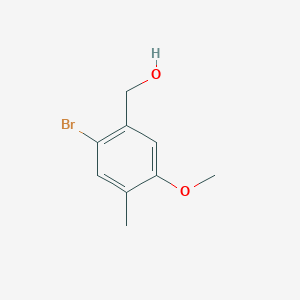 molecular formula C9H11BrO2 B1281056 (2-Bromo-5-methoxy-4-methylphenyl)methanol CAS No. 57295-33-7