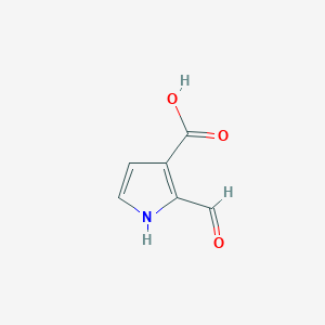 molecular formula C6H5NO3 B1281064 2-formyl-1H-pyrrole-3-carboxylic acid CAS No. 51361-92-3