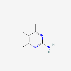 molecular formula C7H11N3 B1281070 4,5,6-Trimethylpyrimidin-2-amine CAS No. 54568-11-5