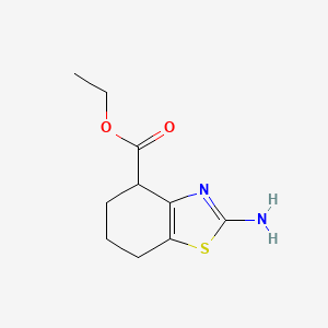 Ethyl 2-amino-4,5,6,7-tetrahydro-1,3-benzothiazole-4-carboxylate