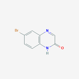 molecular formula C8H5BrN2O B1281080 6-溴喹喔啉-2(1H)-酮 CAS No. 55687-34-8