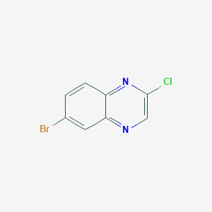 molecular formula C8H4BrClN2 B1281081 6-Bromo-2-chloroquinoxaline CAS No. 55687-02-0