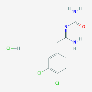 1-(1-Amino-2-(3,4-dichlorophenyl)ethylidene)urea hydrochloride