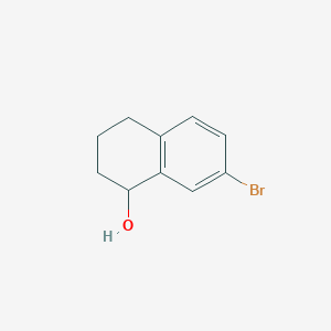 molecular formula C10H11BrO B1281097 7-Bromo-1,2,3,4-tetrahydronaphthalen-1-ol CAS No. 75693-15-1
