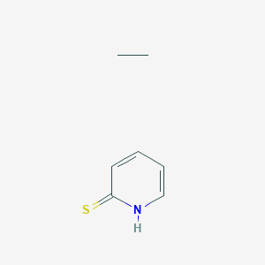 molecular formula C7H11NS B12811025 ethane;1H-pyridine-2-thione 
