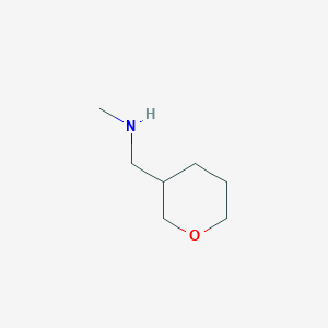 molecular formula C7H15NO B1281107 甲基(氧杂环-3-基甲基)胺 CAS No. 7179-97-7
