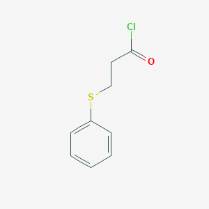 molecular formula C9H9ClOS B1281135 3-(Phenylsulfanyl)propanoyl chloride CAS No. 51849-21-9