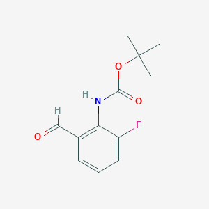 Tert-butyl 2-fluoro-6-formylphenylcarbamate