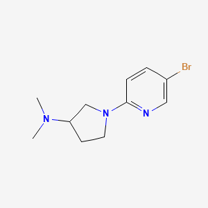 1-(5-Bromopyridin-2-yl)-N,N-dimethylpyrrolidin-3-amine