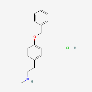 2-(4-(Benzyloxy)phenyl)-N-methylethanamine hydrochloride