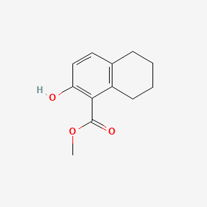 molecular formula C12H14O3 B1281157 Methyl 2-hydroxy-5,6,7,8-tetrahydronaphthalene-1-carboxylate CAS No. 59604-96-5