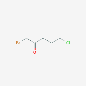 molecular formula C5H8BrClO B1281179 1-bromo-5-chloropentan-2-one 