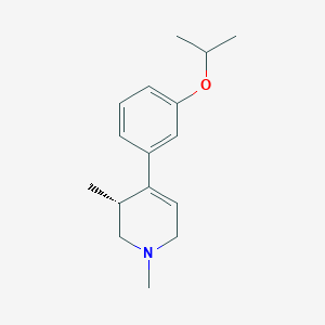 molecular formula C16H23NO B128118 (R)-4-(3-Isopropoxyphenyl)-1,3-dimethyl-1,2,3,6-tetrahydro-pyridine CAS No. 143919-32-8