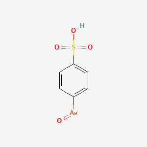 molecular formula C6H5AsO4S B12811858 Benzenesulfonic acid, 4-arsenoso- CAS No. 71130-51-3
