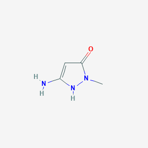 molecular formula C4H7N3O B1281203 3-amino-1-methyl-1H-pyrazol-5-ol CAS No. 54235-29-9