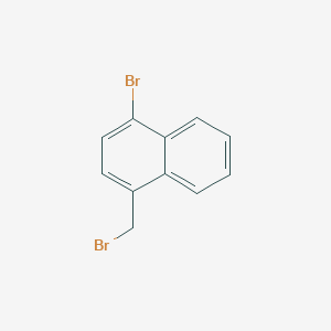 molecular formula C11H8Br2 B1281212 1-Bromo-4-(bromomethyl)naphthalene CAS No. 79996-99-9