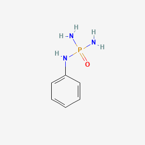 molecular formula C6H10N3OP B12812169 N-Phenylphosphoric triamide CAS No. 40249-62-5