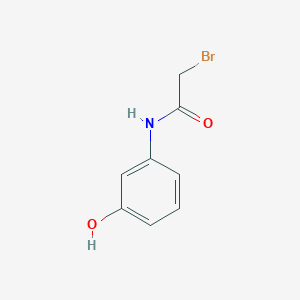 molecular formula C8H8BrNO2 B1281231 3-(Broacetyl)aminophenol CAS No. 29378-70-9