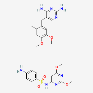 molecular formula C26H32N8O6S B12812413 Rofenaid CAS No. 9088-15-7