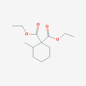 molecular formula C13H22O4 B12812462 Diethyl 2-methylcyclohexane-1,1-dicarboxylate CAS No. 5222-56-0