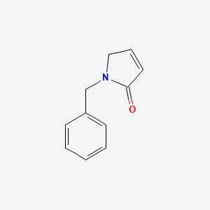 molecular formula C11H11NO B1281249 1-Benzyl-1,5-dihydro-pyrrol-2-one CAS No. 64330-46-7