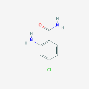 molecular formula C7H7ClN2O B1281268 2-Amino-4-chlorobenzamide CAS No. 5900-59-4