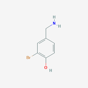 B1281270 4-(Aminomethyl)-2-bromophenol CAS No. 63491-88-3
