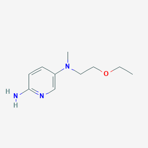 molecular formula C10H17N3O B12812743 N5-(2-Ethoxyethyl)-N5-methylpyridine-2,5-diamine 