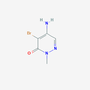 5-Amino-4-bromo-2-methyl-2H-pyridazin-3-one